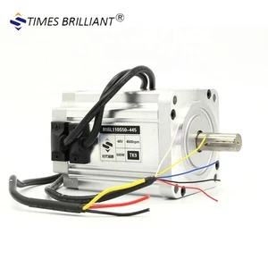 China 4500rmp High speed 500W electric 48V bldc brushless dc motor for CNC Milling and Drilling Machine