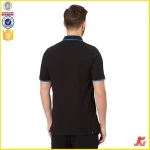 China Apparel Stock Mens Polo Black Color Cheap Polo T Shirt