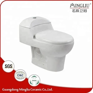 China factory supply bathroom porcelain one piece toilet