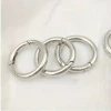 China Factory Wholesale Stainless Steel Fashion DIY Round Circle Spring Type Clasps Closes Accessories, Many Sizes