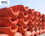 China HICL dredger shipyard float for dredge pipe/hdpe pipe/rubber hose