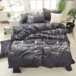China manufacturer super soft plant floral tyle bedsheets duvet cover set bedding
