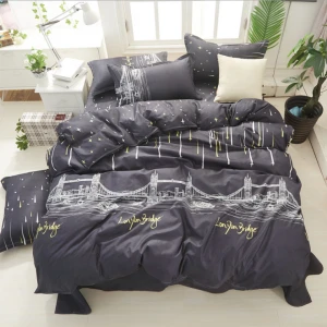 China manufacturer super soft plant floral tyle bedsheets duvet cover set bedding