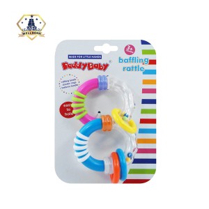 China Manufacturing Toy Rattle Grade Silicone Baby Teether