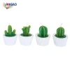 China suppliers cute handmade delicate succulent cactus decorative candles for sale