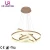 Import China Wholesale Best Selling Modern Home Bedroom Ring Circle LED Chandelier Pendant Light from China