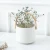 Chinese Modern porcelain home hotel goods decoration flower vase decorative ceramic vase with wood handle