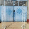 Chinese supplier sale white metal outdoor arches for weddings