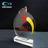 Christmas clear plastic ornaments crystal glass trophy shoes souvenir memento arts and craft