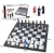 Import Christmas gift kids toy international chess wooden chess set with board storage box from China