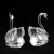 Import CJ-Elegant  Clear Transparent Valentine Anniversary Day Gifts Crystal Swan Carving Craft from China