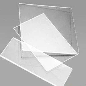 clear quartz glass thick wall slab/transparent uv Curing quartz glass plate