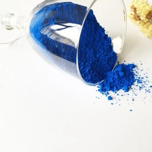 Cobalt blue pigment 28 for coating inorganic pigments