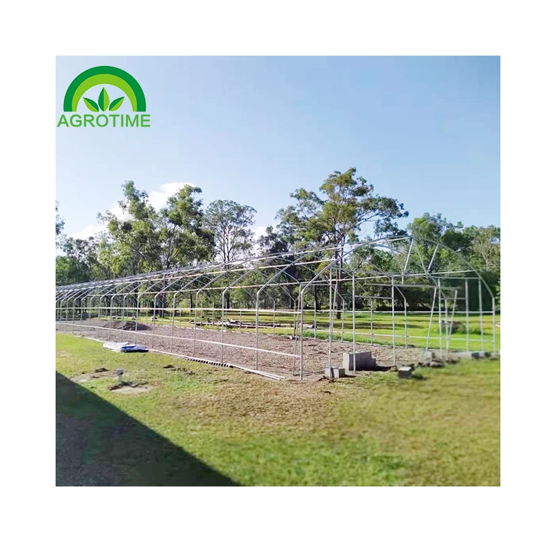 Cold Frame of hoop houses  other hot-dip galvanized Tubes/ Pips structure Greenhouses Greenhouses for export