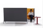Collaborative Furniture Wooden Frame Fabric Upholstery Conference Lounge Hotel Reception Room Information Office Sofa