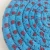 Import Color Matching Heat Insulation Braided Cup Mat Natural Printed Round Woven Cotton Placemats from China