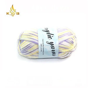Colorful hand knitting yarn 100 acrylic yarn for knitting