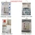 Import Colorful Waterproof Printed Plastic Vinyl  PEVA Shower Curtain Liner with 12pcs White C Hooks from China