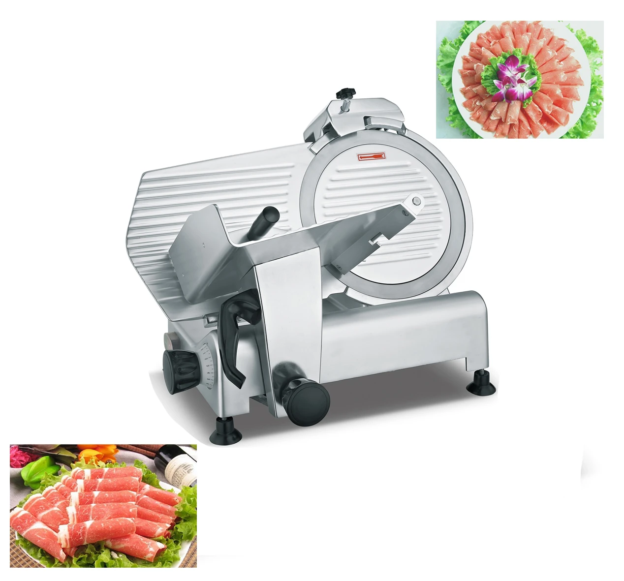 Commercial Food Processor Machine With Meat Grinder Stainless Steel Electric Frozen Meat Slicer