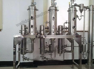 concentrated juice Three Effect Fall Film Evaporator