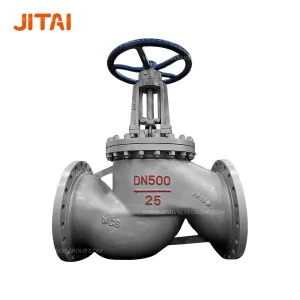 Conical Disc T Type 20 Inch Double Flanged Steam Globe Valve
