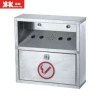 Convenient Products Wall Mounted Ashtray Box Cigarette Box Stainless Steel Smoking Cigarette Box