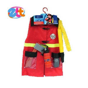 Cosplay toy wear fireman uniform clothing for kids