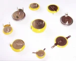 cr2450 button cell battery with tabs, pins, wires, connector