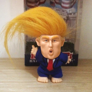 Creative Donald Trump Troll Doll Toy Humanoid Doll Action Figure Funny Toy Doll Ornaments Souvenir Gift