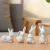 Import Creative factory handmade ceramic easter rabbit decoration gift crafts from China