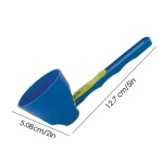 Creative Powder Scoop Protein Powder Funnel Sliding Design Spoon Funnel Baby Formula Mess Free Measuring Funnel Coffee Scoop