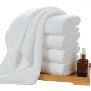 Custom 100% cotton white face towel guest towel 31*31cm