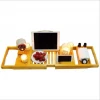 Custom Bamboo Computer Desk Multifunction Wooden Folding Table Notebook Table Laptop Bed Tray Bed Table