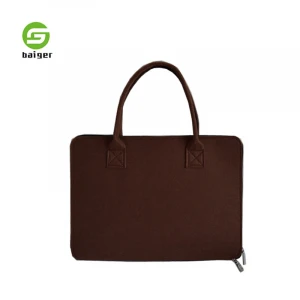 Custom Felt Laptop Bag  Business Computer Bag With Handle