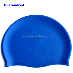 Custom Logo Printed silicone swimming cap custom print watersport hat and cap waterproof swim cap
