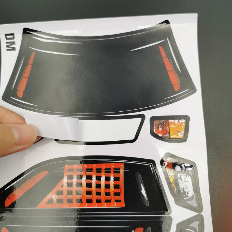 Custom logo printing labels Self Adhesive Vinyl A4 A5 Size Sheet Printing Kiss Cut Sticker