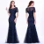 Custom Long Floral Sequin Print Fishtail Tulle Wholesale Prom Dresses Best Selling Plus Size Women Elegant Evening Dresses