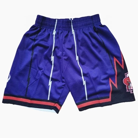 Custom made team authentic boys basketball shorts set with pocket
