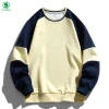 Custom Mens Solid Color Crewneck Sweatshirt Casual Spring Wear Pullover Sweatshirts