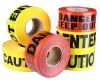Custom Printed PE Plastic Hazard Warning Barricade Tape