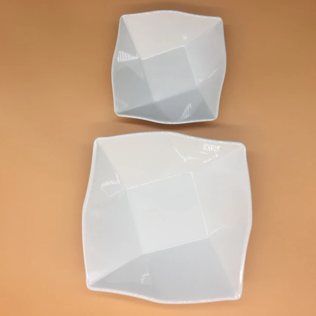 Custom Printing Heat Resistant Square Melamine Deep Plate