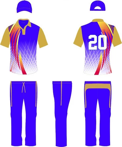 Custom Sublimation Cricket Shirt And Pent  Custom Export Quality Cricket Uniform