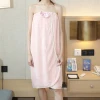 Customer sleepwear 80% polyester 20% polyamide soft cheap cotton bath robe