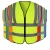 Import customize polyester personalized en471 colorful construction workwear adults safety reflective vest belt// from China