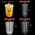 Customized 16 oz 500ml 24 oz 700ml  plastic PP cup bubble milk tea cup with lid for cold hot drinks