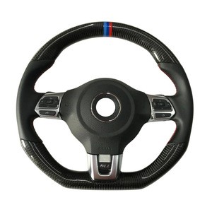 Customized Carbon Fiber racing car steering wheel for VW