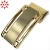 Import Customized fashion business belt accessories oval zinc alloy belt buckle from China