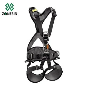 Customized Logo Strong Nylon Climbing Protection Full Body Safety Harness