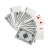 Import Customized poker printed playing card set Professional Magic Card Tricks from China