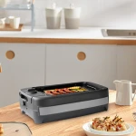 Customized Professional Good Price Of Indoor Smokeless Flattop Electric Indoor Rotisserie Grill